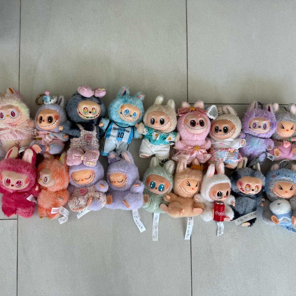 Adorable Multicolor Stuffed Animal Set
